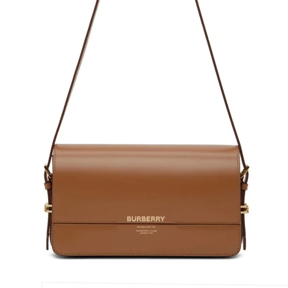 Burberry Grace Nutmeg Leather Shoulder Bag / Cross Body Bag - Picture 1 of 16